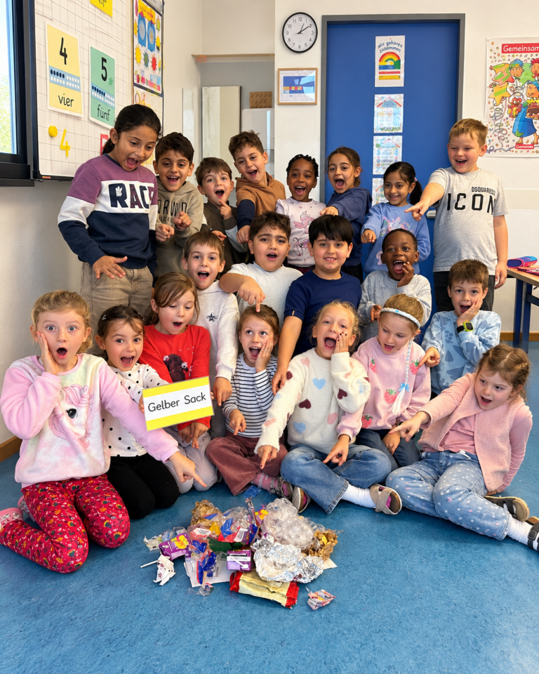 Die Woche der Gesundheit und Nachhaltigkeit in der Klasse 1b
